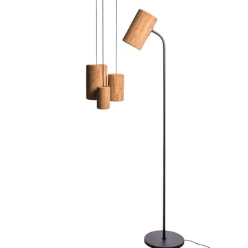 Lámpara colgante Porto M - negro-corcho - Belid