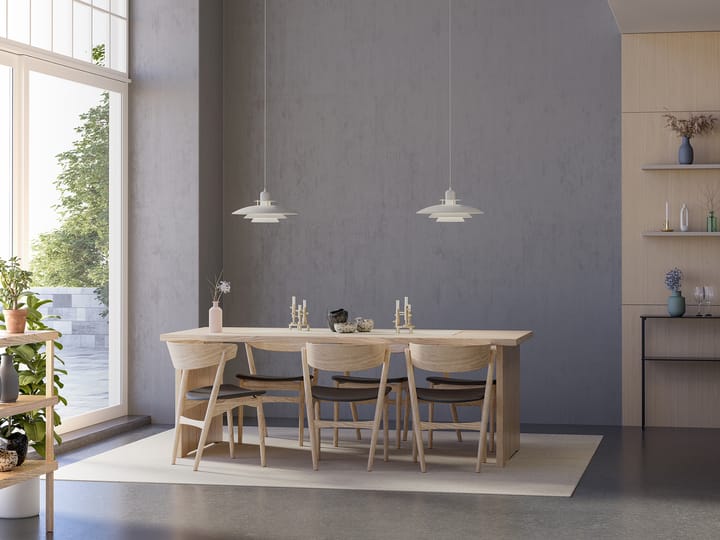 Lámpara colgante Primus Ø43 cm, Latón blanco mate Belid