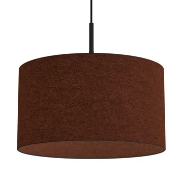 Lámpara colgante Soft Ø40 cm - lana rojo óxido - Belid