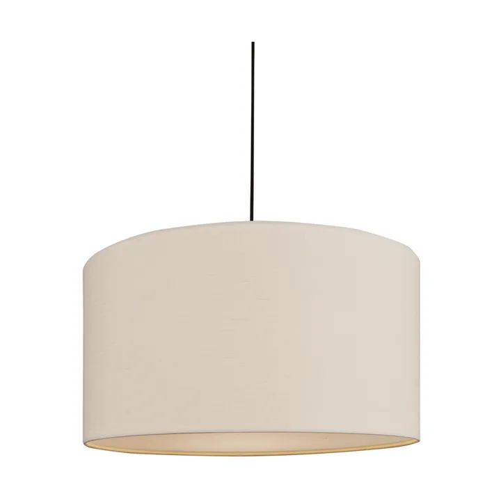 Lámpara colgante Soft Ø40 cm - Lino blanco-bronce metálico, Ø60 cm - Belid