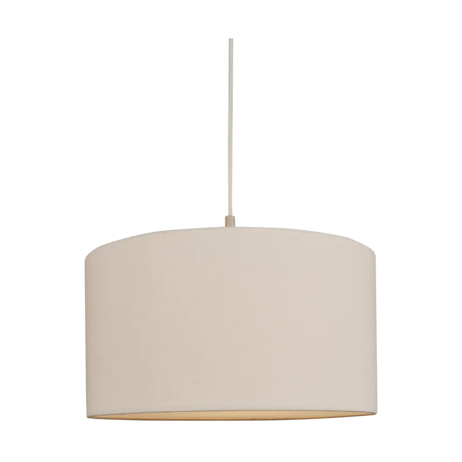 Lámpara colgante Soft Ø40 cm, Lino blanco-sand, Ø44 cm Belid