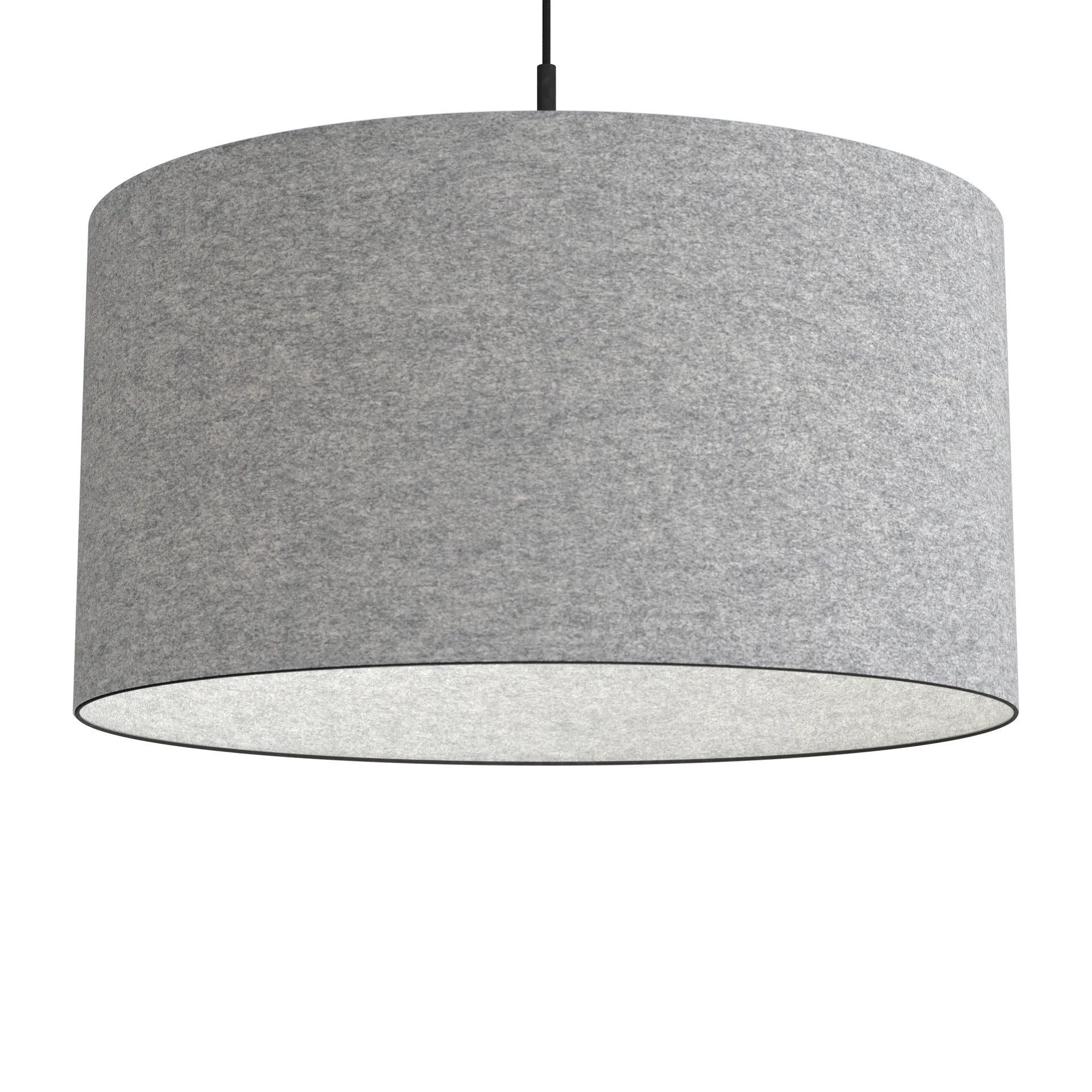 Lámpara colgante Soft Ø57 cm, lana gris Belid