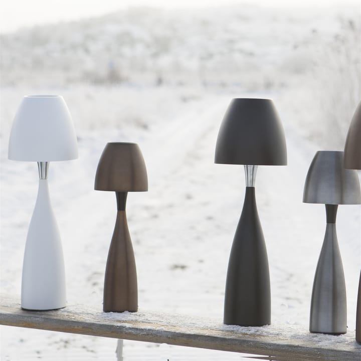 Lámpara de mesa Anemon grande, blanco opal Belid