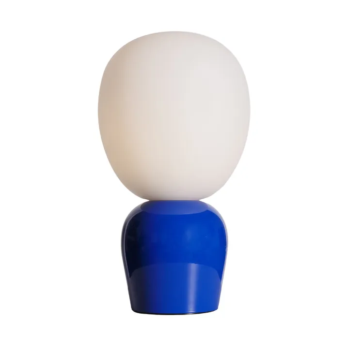 Lámpara de mesa Buddy vidrio opal - Azul ultramarino  - Belid