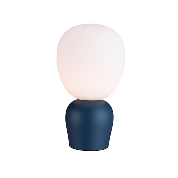 Lámpara de mesa Buddy vidrio opal - Azurita (azul) - Belid