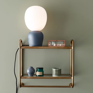 Lámpara de mesa Buddy vidrio opal - Azurita (azul) - Belid