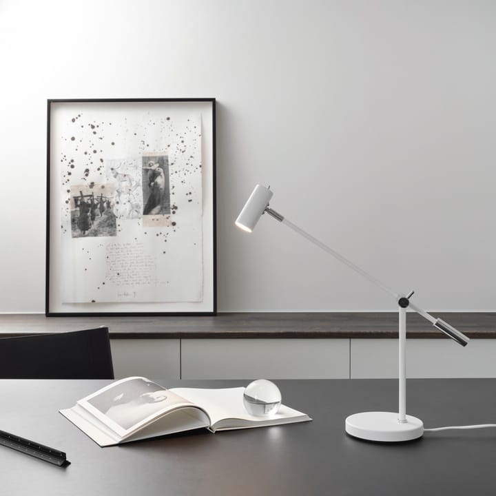 Lámpara de mesa Cato 48,5 cm, blanco mate Belid