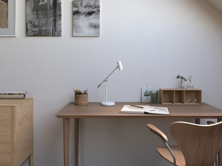 Lámpara de mesa Cato 48,5 cm, blanco mate Belid
