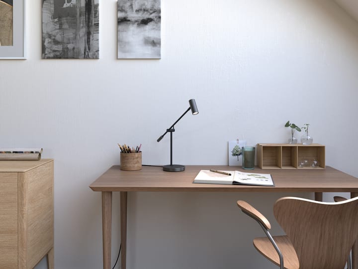 Lámpara de mesa Cato 48,5 cm, gris óxido Belid