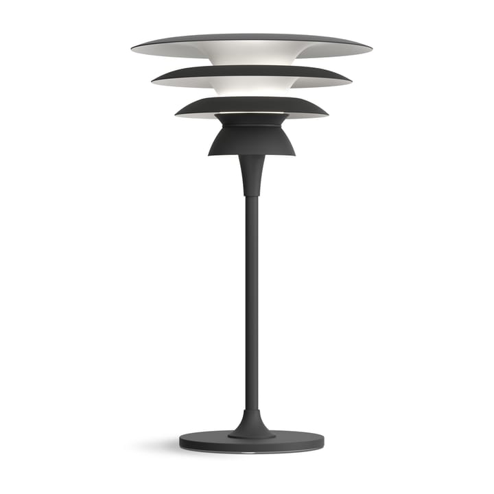 Lámpara de mesa DaVinci Ø30 cm, negro mate Belid