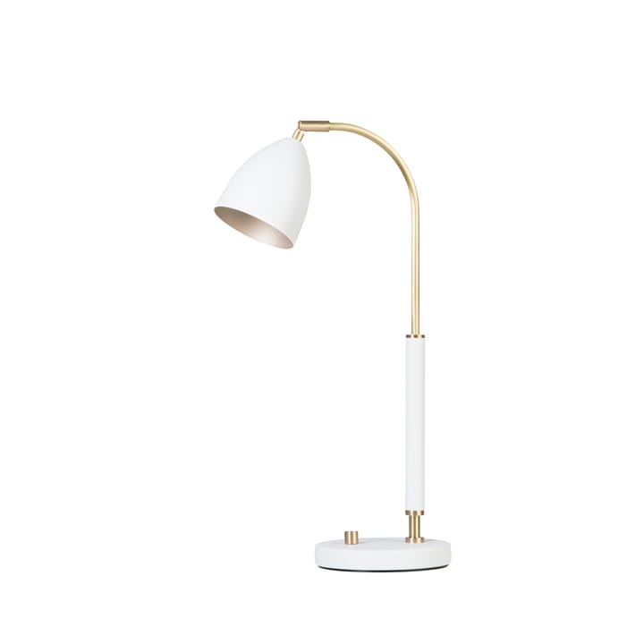 Lámpara de mesa Deluxe - blanco, latón - Belid