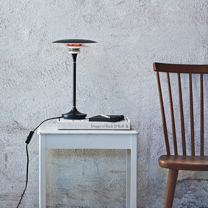 Lámpara de mesa Diablo Ø20 cm, Negro mate-rojo brillante Belid