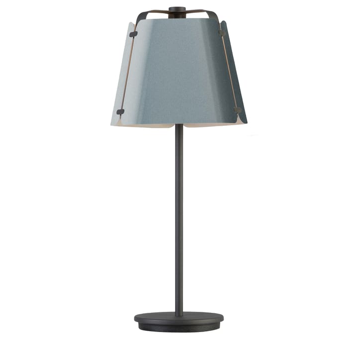 Lámpara de mesa Fold Ø27 cm, antracita-estructura hormigón Belid