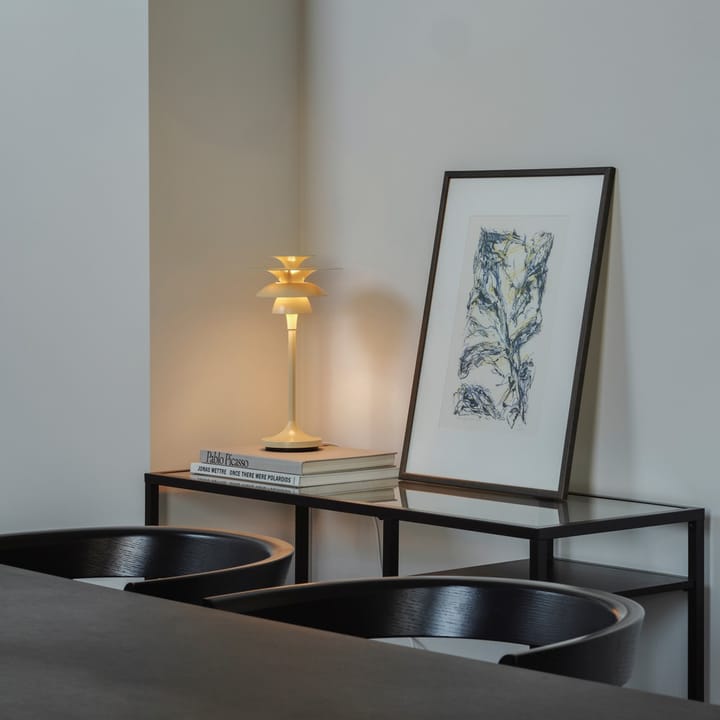 Lámpara de mesa Picasso 34,8 cm, Miel clara Belid