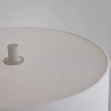 Lámpara de mesa Soft - Lino blanco-sand, Ø34x64 cm - Belid