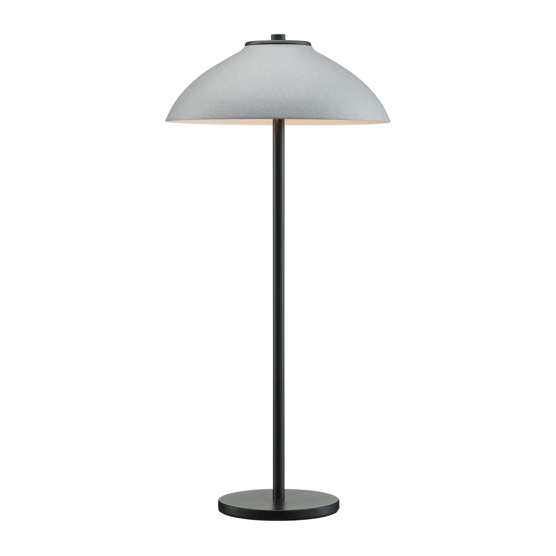 Lámpara de mesa Vali 50 cm, negro-hormigón Belid