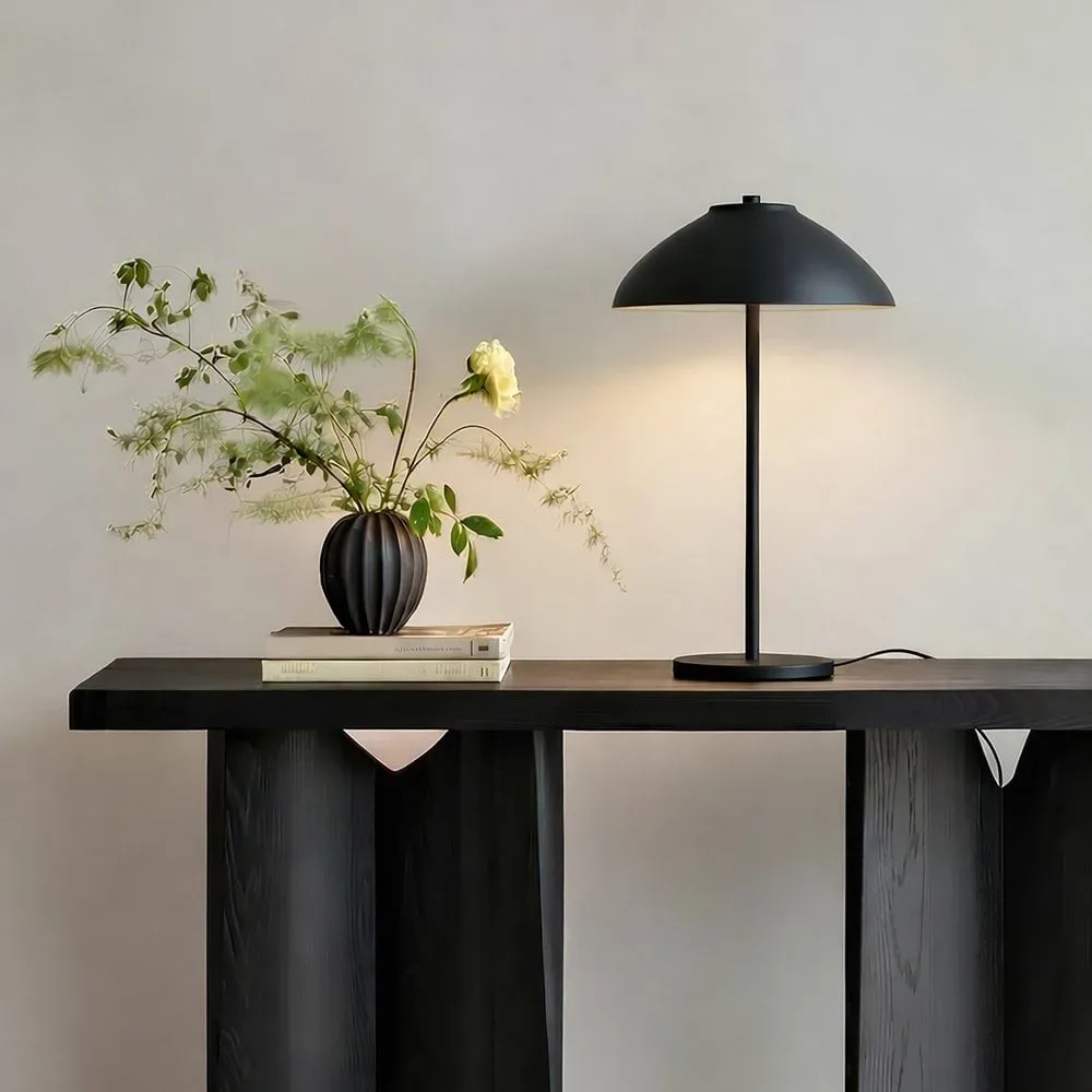 Lámpara de mesa Vali, Negro mate, 40 cm Belid