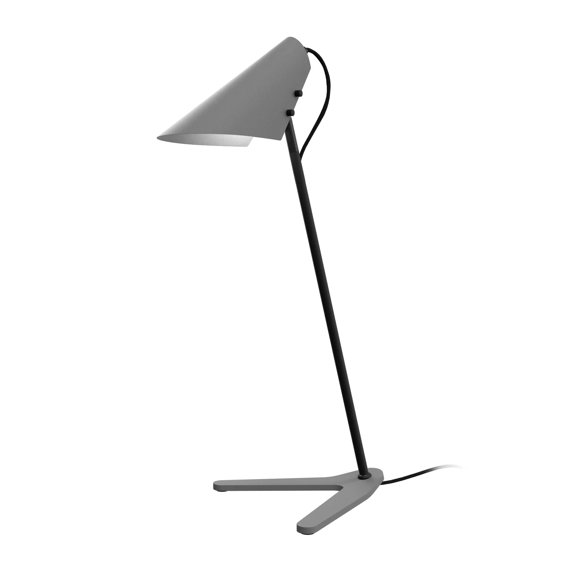 Lámpara de mesa Vincent, hormigón-negro Belid