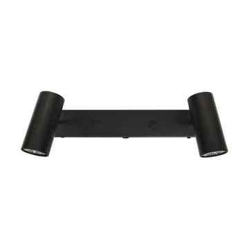 Lámpara de pared Cato doble - Negro mate - Belid