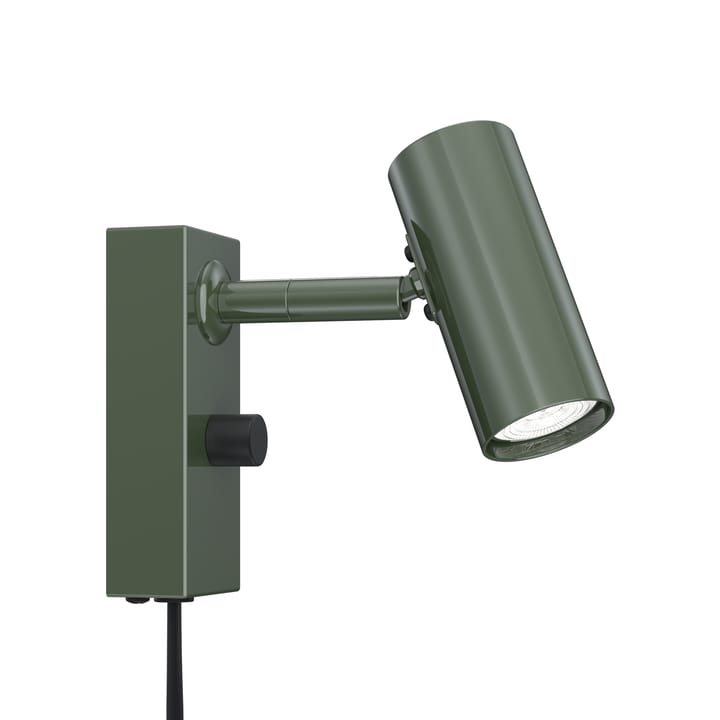 Lámpara de pared Cato - Verde bosque brillante-negro mate - Belid