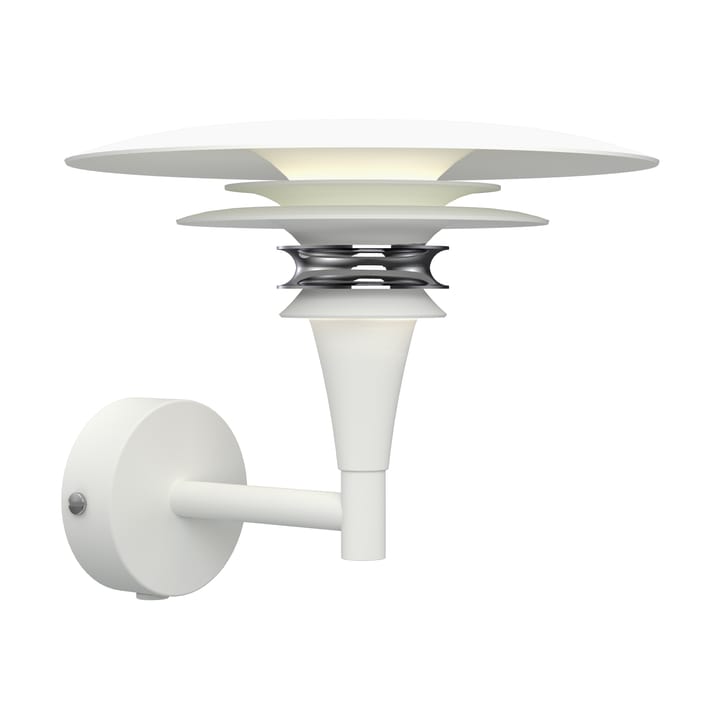 Lámpara de pared Diablo Ø20 cm - Blanco mate-cromo - Belid