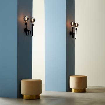 Lámpara de pared Regal Duo instalación fija - negro - Belid