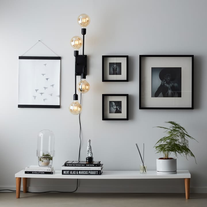 Lámpara de pared Regal XL instalación fija - negro - Belid