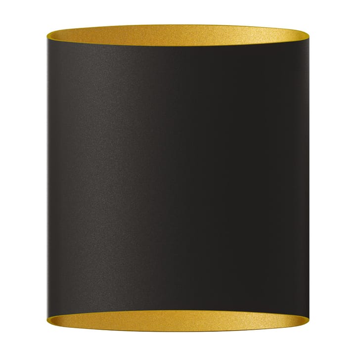 Lámpara de pared Sinne - negro con estructura-latón - Belid
