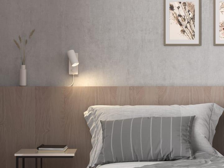 Lámpara de pared Tyson Ø5,5 cm, estructura blanca Belid