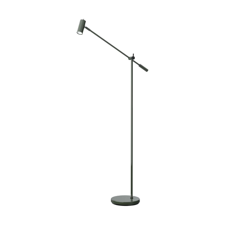 Lámpara de pie Cato 134 cm - Verde bosque brillante-negro mate - Belid
