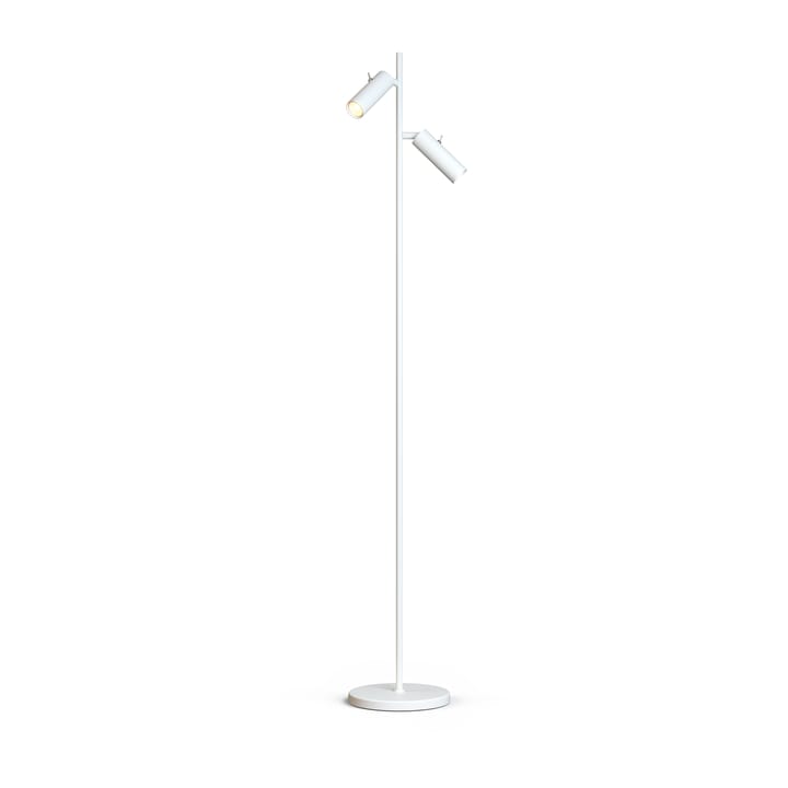 Lámpara de pie Cato Slim doble - Blanco mate-LED - Belid