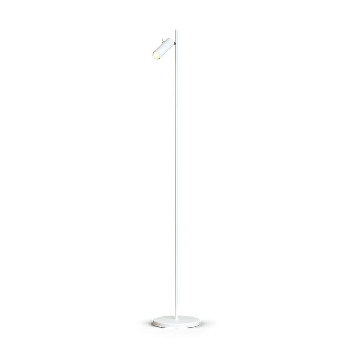 Lámpara de pie Cato Slim sencilla - Blanco mate-LED - Belid
