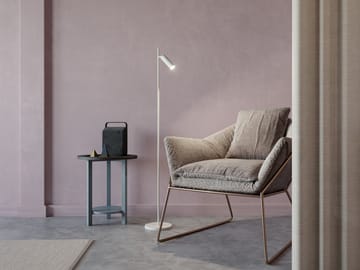 Lámpara de pie Cato Slim sencilla - Blanco mate-LED - Belid