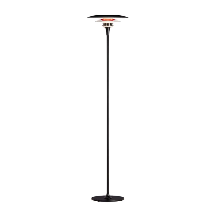 Lámpara de pie Diablo Ø30 cm, Negro mate-rojo brillante Belid