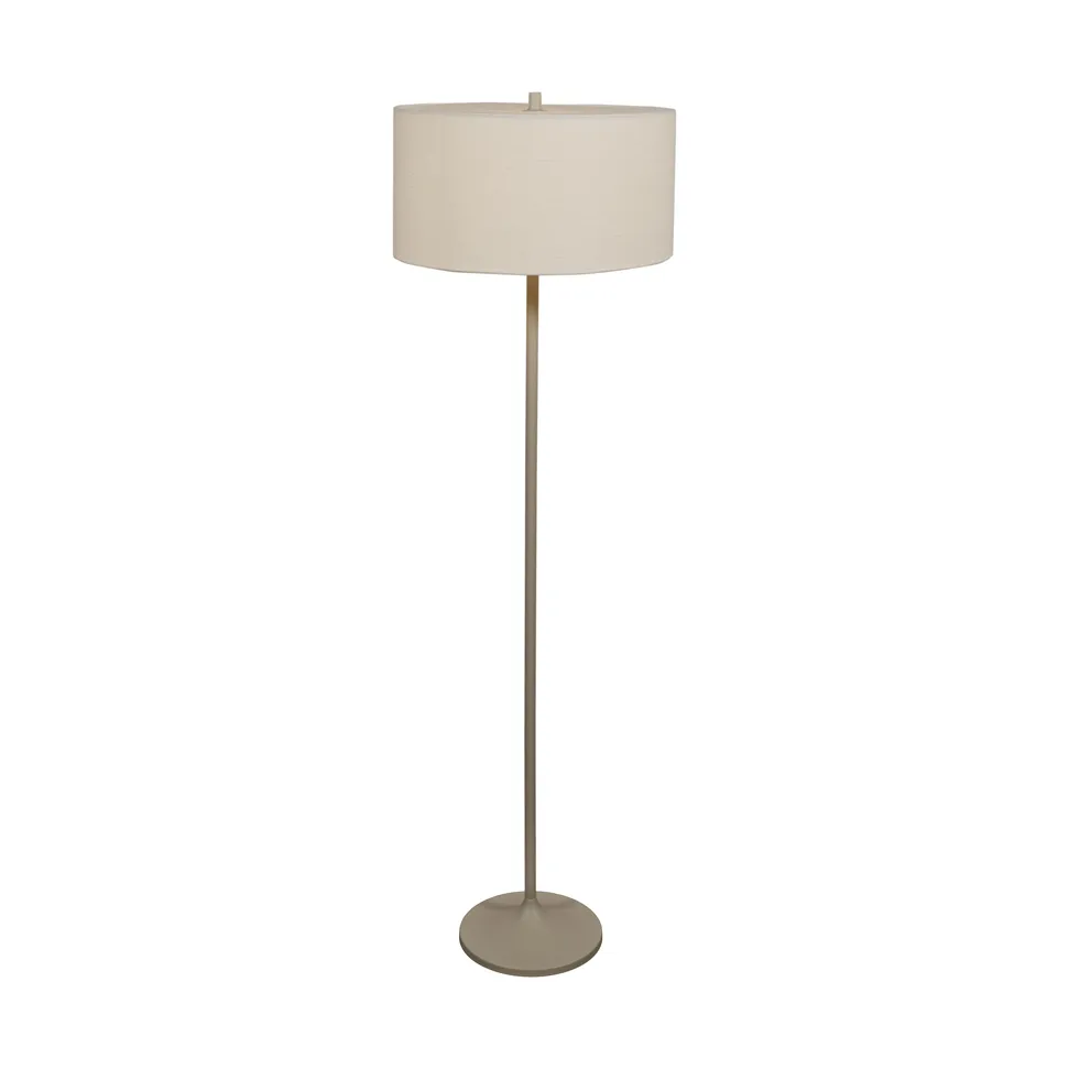Lámpara de pie Soft, Lino blanco-sand, Ø44x149,5 cm Belid