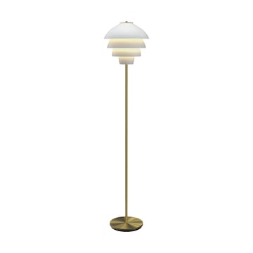 Lámpara de pie Valencia 150 cm - Blanco mate-latón - Belid