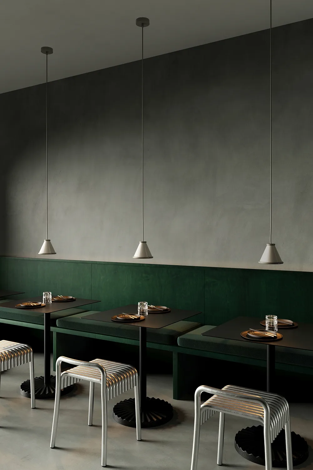 Lámpara de techo Belle Ø15 cm, Pepple grey-moss grey Belid