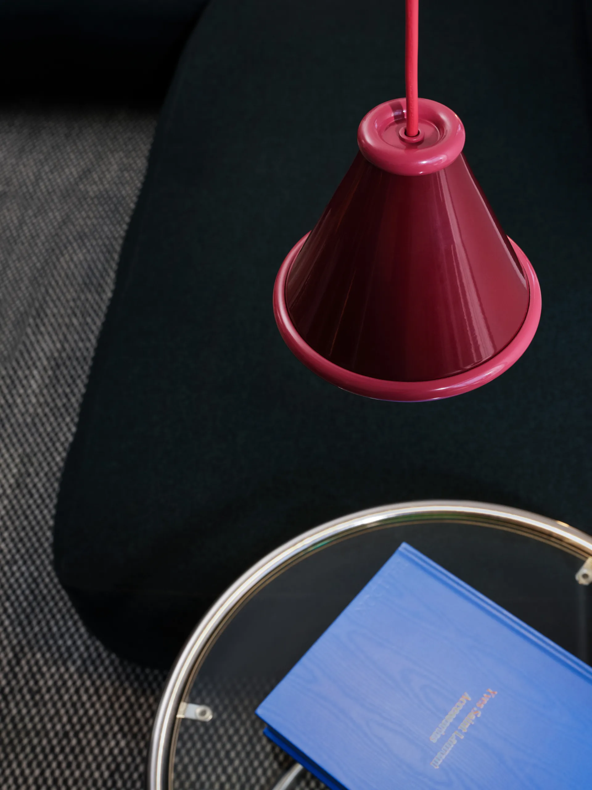 Lámpara de techo Belle Ø15 cm, Wine red-red violet Belid