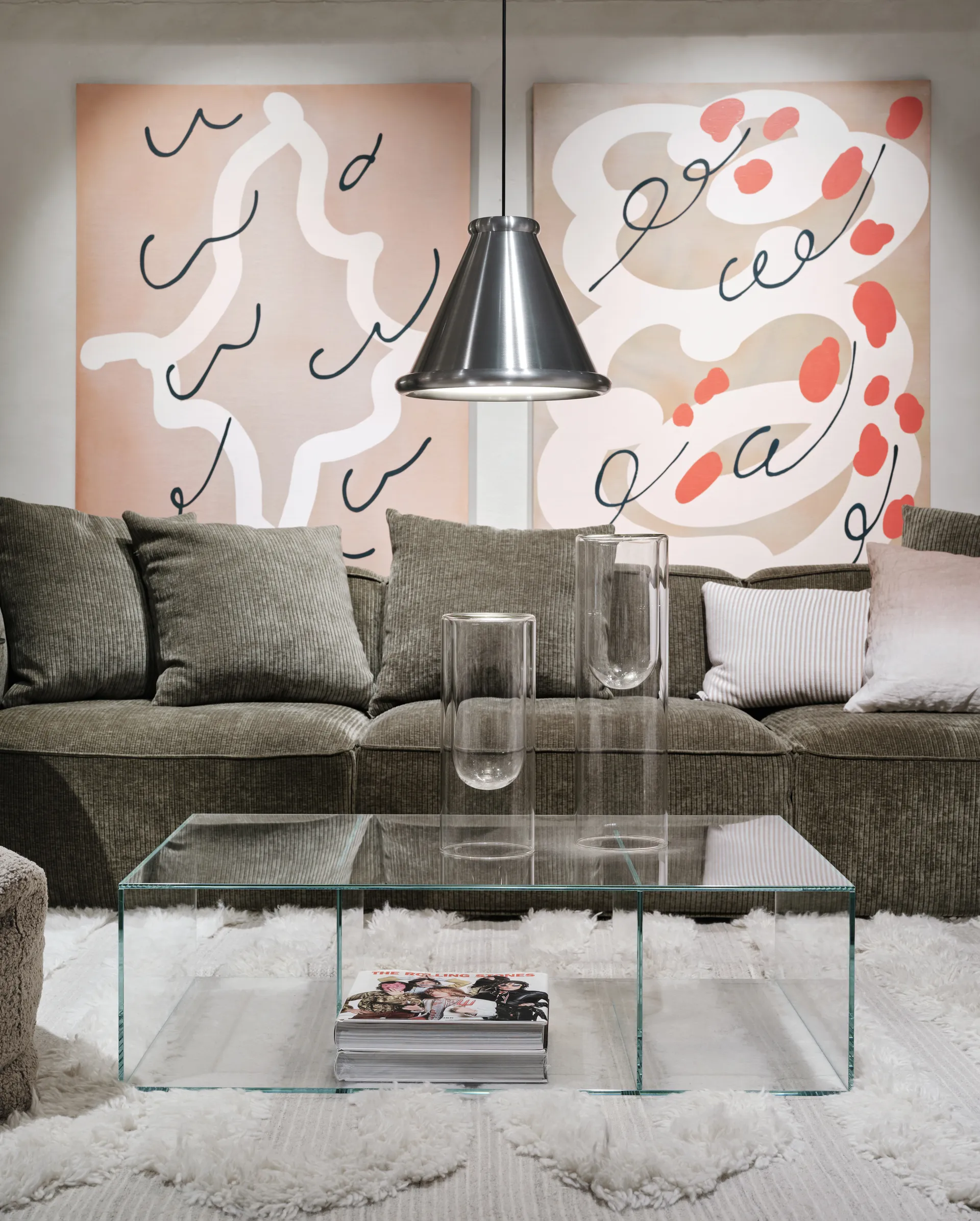 Lámpara de techo Belle Ø36 cm, Brushed aluminium Belid