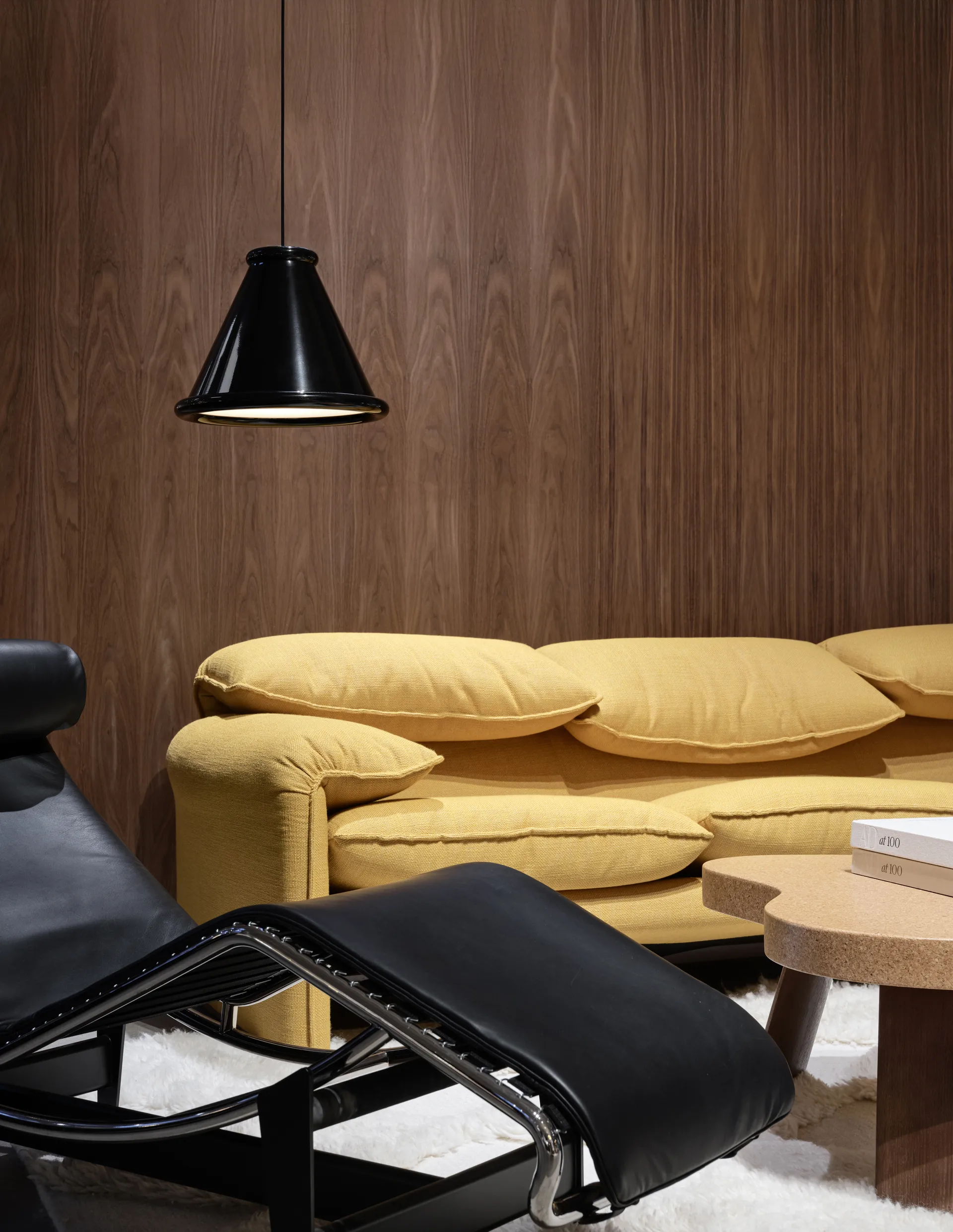 Lámpara de techo Belle Ø36 cm, Glossy black Belid