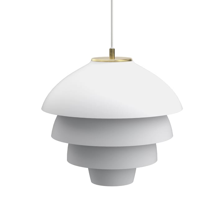 Lámpara de techo Valencia Ø42 cm - Blanco mate-latón - Belid