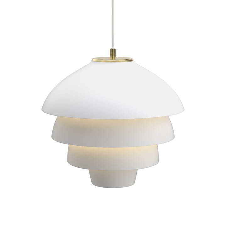 Lámpara de techo Valencia Ø42 cm, Blanco mate-latón Belid