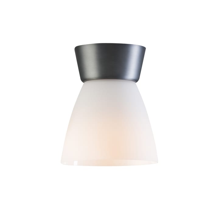 Plafón Bizzo vidrio opal Ø16,5 cm - gris óxido - Belid