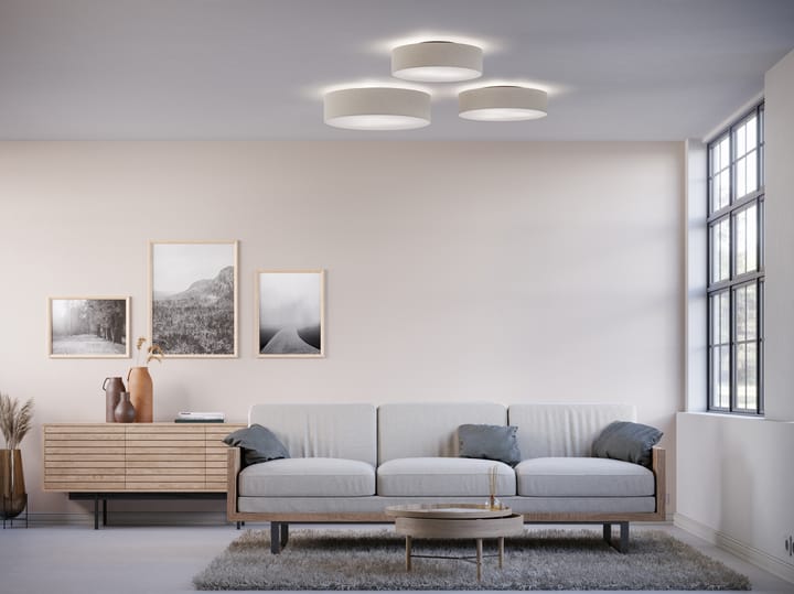 Plafón Soft Ø60 cm, blanco lana Belid
