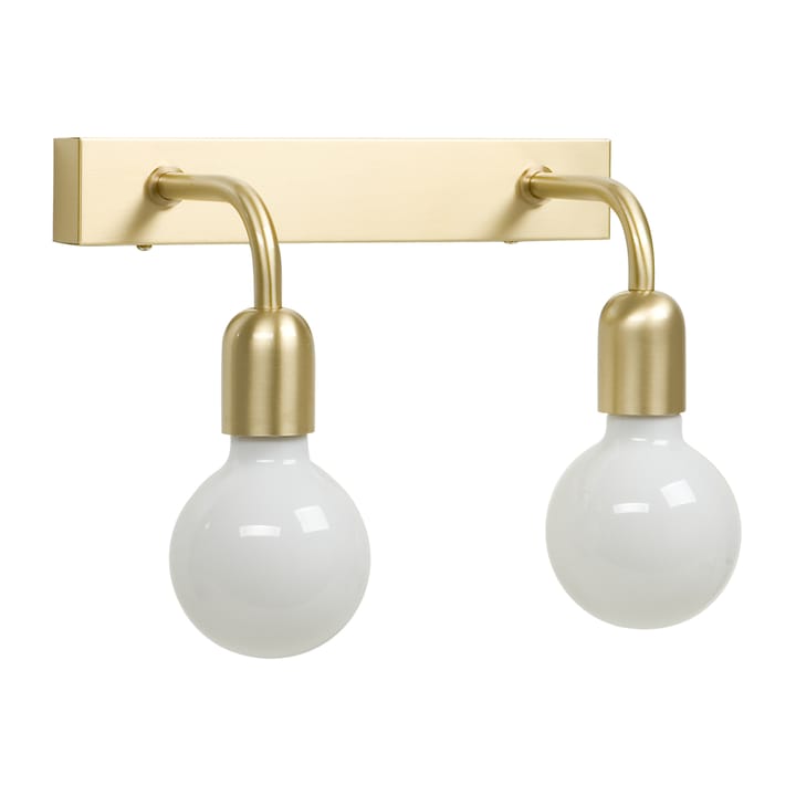 Regal 2 Lámpara de pared 13,5 cm, Borstad latón Belid