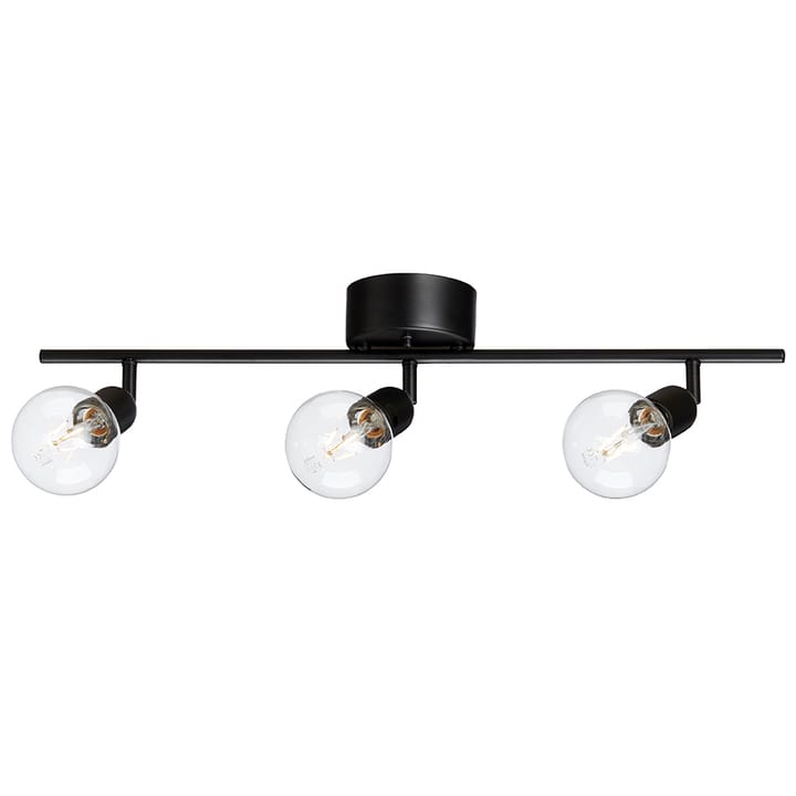 Riel 3 focos Regal, negro mate Belid