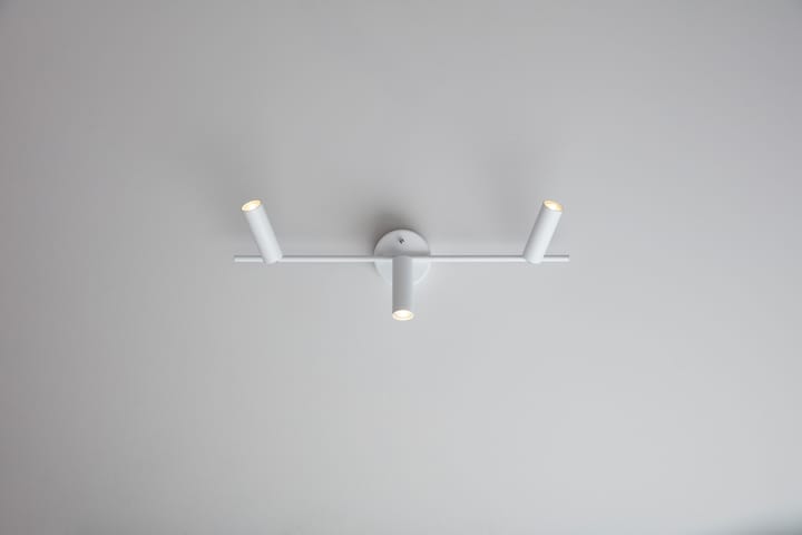 Riel techo Cato Slim 3 focos, blanco mate-LED Belid