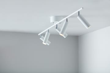 Riel techo Cato Slim 5 focos - blanco mate-LED - Belid