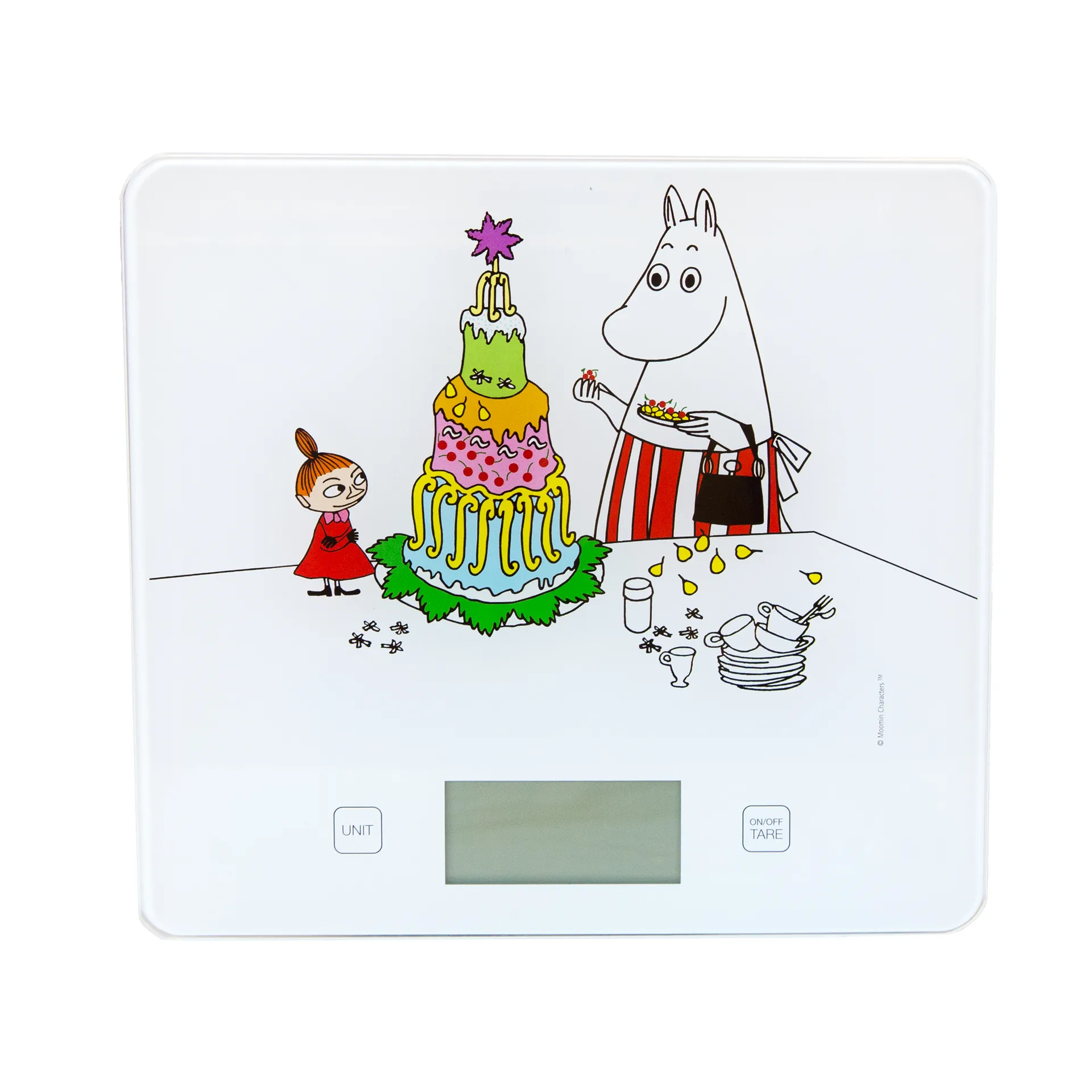 Báscula de cocina Bengt Ek con motivo Mumin, Blanco Bengt Ek Design