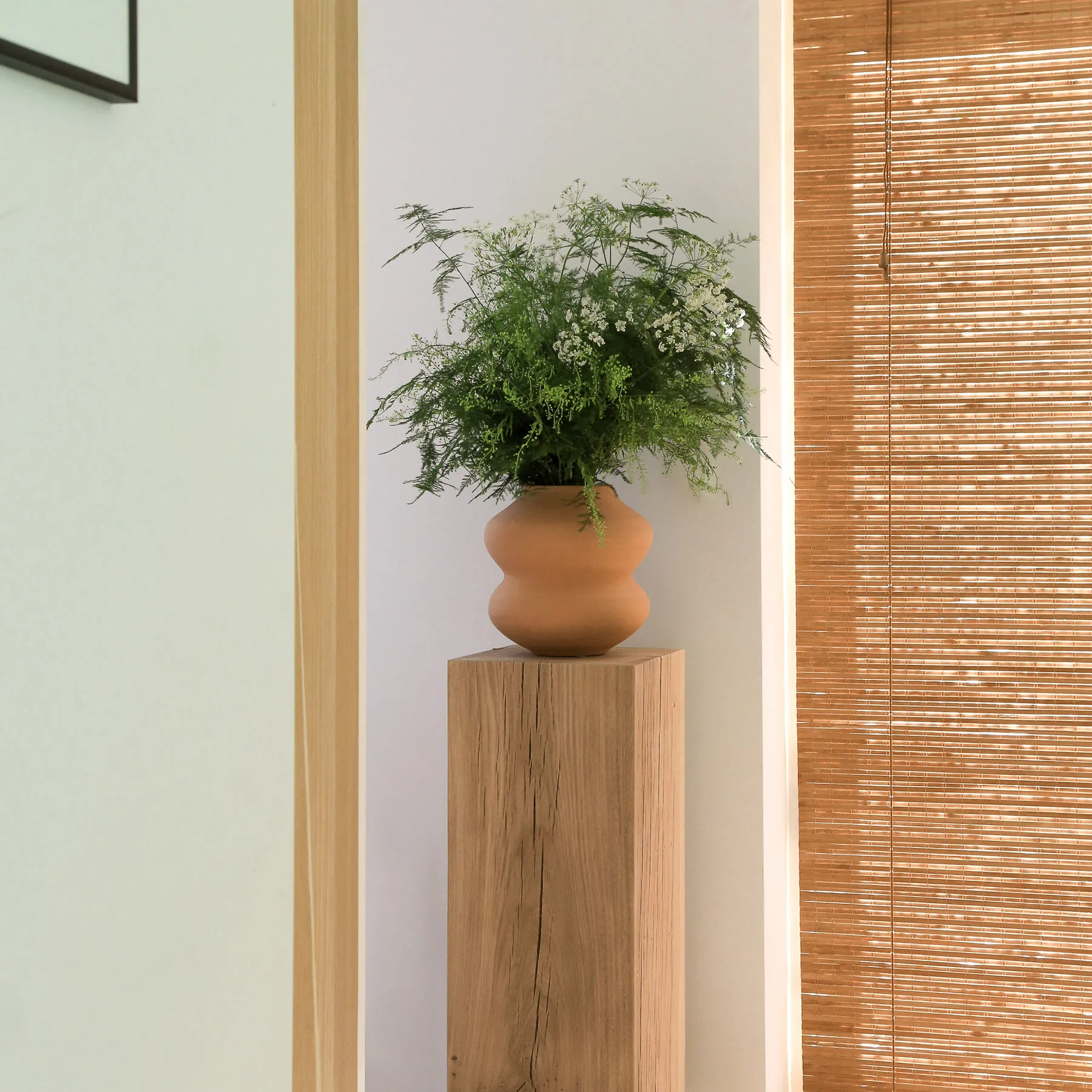 Jarrón Belle raw 26 cm, Rosa Bergs Potter